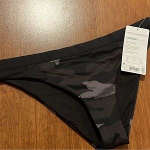 Athleta Black Camo Bikini Bottom